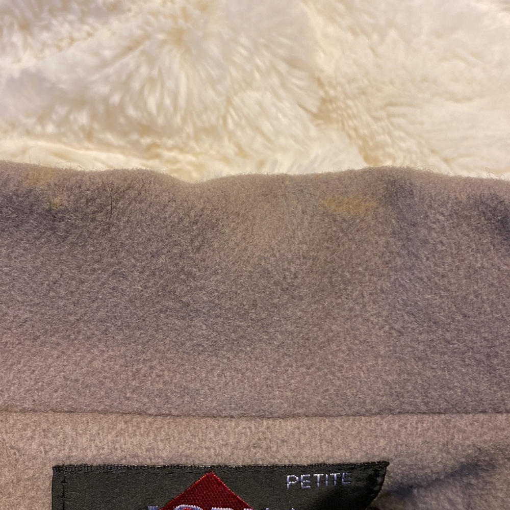 Vintage trench double breasted wool coat in dry cleaned & good condition - Picture 5 of 8